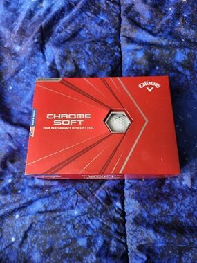 Callaway 2025 Chrome Soft Triple Track White Golf Balls Triple Track (Red/Blue)